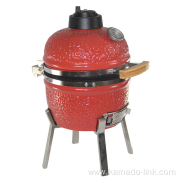 Tabletop Mini ss Charcoal Kamado BBQ Grill